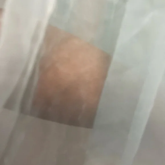 Vintage 60s short n Sweet 2 pc. Over Robe and bralette Rare sheer lace ties S/M